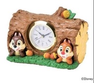 日本迪士尼 chip and dale 鋼牙與大鼻 鐘 時鐘 掛鐘