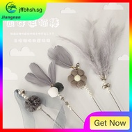 [in stock] Cat Teaser Wand with Bell and Feather Cat Toy Self-Entertainment Fairy Wand Cat Teaser Wa