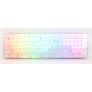 Ducky One 3 Aura White Hotswappable RGB Full-Size Mechanical Keyboard