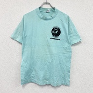 90s Softee TEE JAYS Short-Sleeve Printed T-Shirt, Single Stitch, Arch Print, Vintage, Light Blue, Si