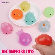 Transparent Cute Animal Shape Squishy Toys Stress Relieving Relax Stress  Squeeze Toy For Kids Birthday Party Fun Gifts