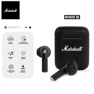 หูฟังบลูทูธMarshall Minor III True TWS Bluetooth หูฟังไร้สาย หูฟัง บลูทูธ หูฟังแบบสอดหู กันน้ำ หูฟังเอียบัด หูฟังเกมมิ่งไร้สายแบบ หูฟังสเตอริโอ มาพร้อมฟังก์ชั่นตัดเสียงรบกวน หูฟังเบสหนักๆ หูฟัง เกมมิ่ง ไมโครโฟนในตัว หูฟังบลูทูธไร้สาย หูฟังบลูทูธแบบ