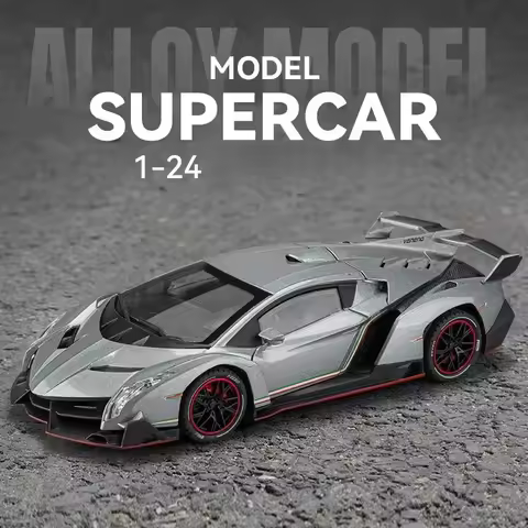 1:24 Veneno supercar Alloy Diecast Metal Model Car High Simulation Collection Birthday Gift