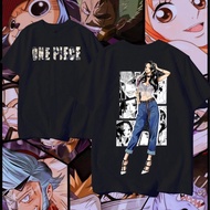 One Piece Nico·Robin branded Fashion Brand Creative Pure Cotton T-shirt