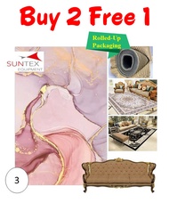 5D Premium Super Tebal Velvet Crystal Carpet L  XL, 2XL, 4XL, 5XL Super Thick Rolled-Up Fine Print T