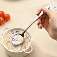 316 Stainless Steel Spoon Tableware Dessert Spoon Eating Thickened Round Spoon