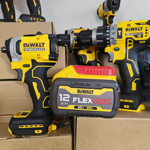 DCB612 Battery for DeWalt 20V 60V FLEXVOLT MAX 12Ah Lithium-ion Power Tool Battery with DCB1104 Char