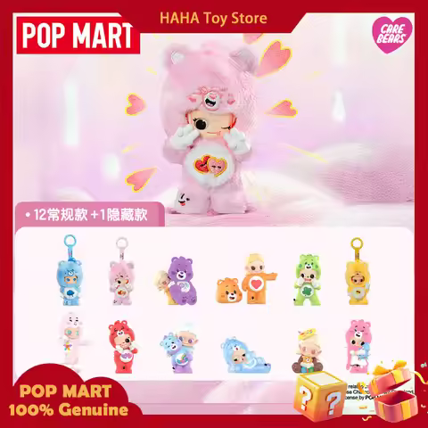 New Popmart Care Bears × Zsiga Series Figurine Blind Box Kawaii Popmart Anime Characters Mystery Box