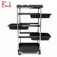 Trolley Trolley Hairdressing New Style Beauty Salon Four-Tier Salon Beauty Salon Trolley Shelf Manuf