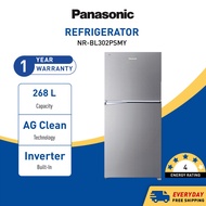 PANASONIC Refrigerator 2 Door Fridge (288L) NR-BL302PSMY Econavi 4 STAR Inverter Peti Sejuk 冰箱