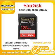 Sandisk SDSDXXD-128G-GN4IN การ์ด SanDisk Extreme PRO SDHC™ และ SDXC™UHS-I 128GB  Warranty Lifetime