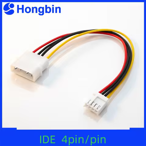 IDE Molex 4pin Male To 4Pin 2.54MM Female to IDE 4pin Power Supply Cable 30CM Floppy Drive Adapter P