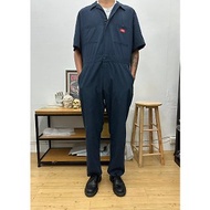 DICKIES 水洗藍 連身工作服 工作褲 二手 古著