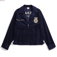 Autumn Retro Couple Wear ffa American Jacket Embroidered Jacket Corduroy High-End Coat Men