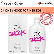 Calvin Klein cK One Shock for Her EDT for Women (100ml/200ml/Tester) Eau de Toilette 1 White [100% Authentic Perfume]