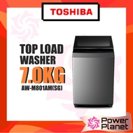 Toshiba 7kg Top Load Great Waves Fully Auto Washer 7.0Kg AW-J800AM Grey AWJ800AM AW-M801AM(SG)