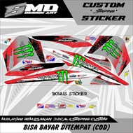 STRIPING STICKER JUPITER MX LAMA MONSTER ENERGY