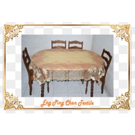 Lace Table Cloth (Oblong) (6 Person Table 140cm*180cm)