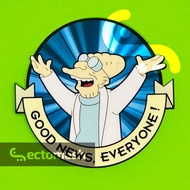 Good News, Everyone Futurama Vinyl Sticker by EctoMesh