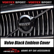 Volvo C40 XC40 XC60 XC90 S60 S90 V60 Volvo LoGo Decorative Grill Polar Black Emblem Cover Volvo Acce