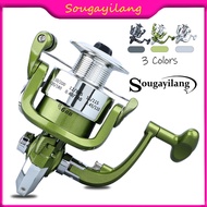 Sougayilang 1000-4000 Spining Fishing Reel 5.2:1 Gear Ratio - 3 Colors