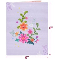 Paper Love Frndly 3D Pop Up Happy Mothers Day Card, Handcrafted - 100% Recycled and Eco-Friendly, 8"
