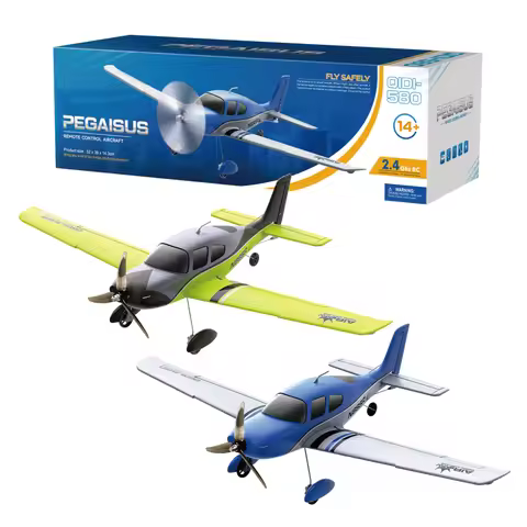 QIDI580 SR22 RC Plane 2.4G 520mm Wingspan With Brushless Motor & Automatic Balance RC Stunt Plane EP