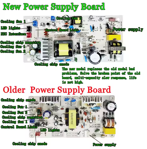 DQ04-008-HY 110-220V Wine Cabinet Board Main Board HYL2512 Replace DQ04-001 Power Supply Beer Drinks