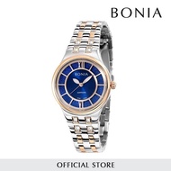 Bonia 30mm 2-tone RoseGold Sapphire Glass Women Watch BNB10594-2683