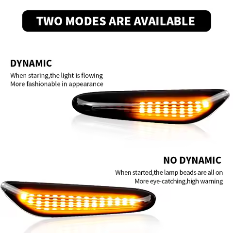 2pcs LED Dynamic Blinker Side Marker Lamp Canbus For BMW 1 3 5 series E46 E60 E61 E81 E82 E87 E88 E9