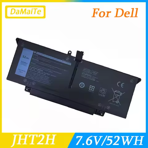 JHT2H Laptop Battery For Dell Latitude 7310 7410 HRGYV X825P 4V5X2 7CXN6 7CXN6 T3JWC XMT81 7.6V 52WH
