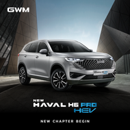 [Deposit Voucher Only] รถยนต์ HAVAL H6 HEV รุ่น PRO รวมกรอบป้ายทะเบียนและพรมปูพื้น (**สินค้าไม่รวมชุดแต่งสเกิร์ตรอบคัน**) โปรดอ่านเงื่อนไข*