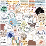 ❉ Bible Phrase Series 05 Stickers ❉ 50Pcs/Set Fashion DIY Waterproof Decals Doodle Stickers