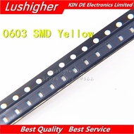 100pcs Yellow 0603 SMD LED Yellow Colour Diodes Light