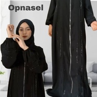 Black Abaya Turkey syar'i Dubai opnasel Abaya Abaya Dubai Abaya Turkey Abaya Hitam
