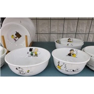 Korea Corelle Snoopy The Home Edition  Dinner Set for Couples, 8 Piece Set