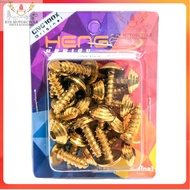 Gold Bolts Set - 20pcs for Nmax, Aerox, Mio, Sporty, Soulty, Smash, Sniper - Motorcycle Fairing Kit