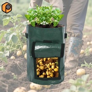 [prettyia] 5Gallon Potato Grow Bag with Reinforced Handles,Garden Planting Bag Breathable PE Fabric 
