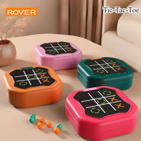 Tic-Tac-Toe Board Board Multifunctional Electronic Games Montessori Puzzle Table Game Chess Chess Se