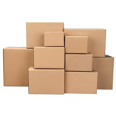 100PCS Corrugated Paper Boxes 4x4x4"，6x4x4"，6x4x2"，6x6x6"，8x6x4" Mailing, Packing, Moving & Storage 