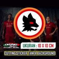 AS ROMA Football Club Stickers According to Jersey Cutting Stickers Custom Embossed Motorcycle Car G