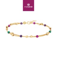 HABIB 585/14K Yellow Gold Bracelet 714-BR TWC01-72P3-Y