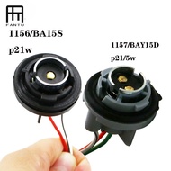 FANTUDZ 1PCS S25 1156 BA15S 1157 BAY15D Car Auto LED Bulb Socket adapter Holder