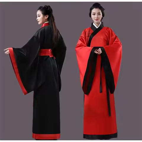 Traditional Women Red Hanfu Tang Dynasty Dresses Princess Chinese Dress Clothing Modern Hanbok Robe 