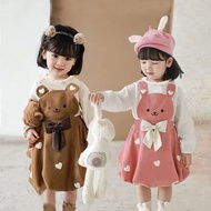 WHOLESALE CLICK 4 TIMES Dress Jumper Set Flower Bandana Shoes Go Fashion Baby Girl KIYOWO AEGYO caro