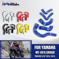 Motorcycle Radiator Silicone For Yamaha MT-09 XSR900 Tracer 9/GT 2015-24 Coolant ube Silicone Hose K