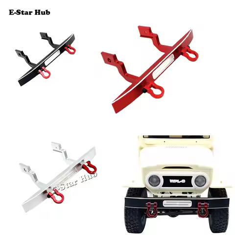 WPL 1/16 C44 C34 FJ45 Front Bumper RC Car Metal Upgrade OP Accessories Parts