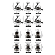 Hot Deals Metal Fishing Reel Nx 2000 7000 Drag 17 Kg/ Metal Fish Fishing Reel Metal Cnc Nx