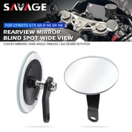 Blind Spot Rearview Mirror For CFMOTO 675SR-R 675SS 675SR 675NK Motorcycle Wide Vision Handlebar Sid