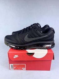 Nike Air Max 2017 全掌氣墊跑步鞋 黑色 男女款 849559-004